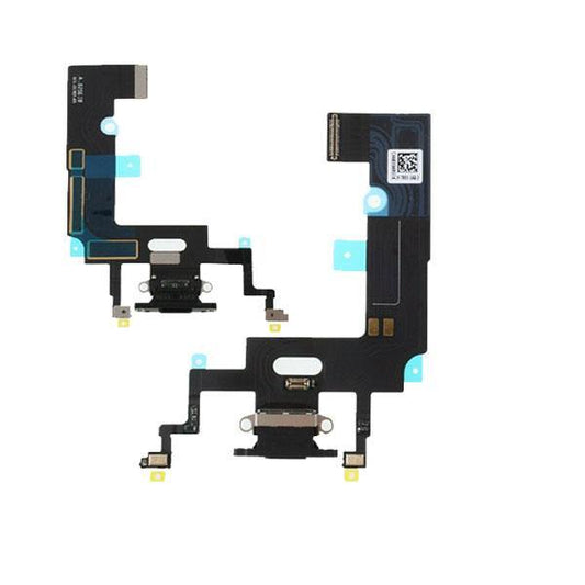 Original iPhone XR Black Charging Port Flex Cable OEM Replacement