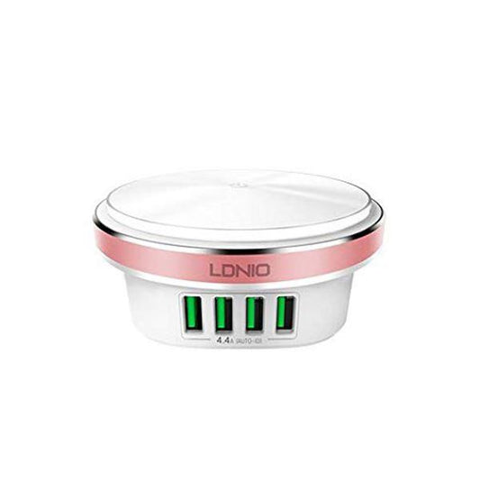 LDNIO A4406 4 Port Plug USB Hub Desktop Charger