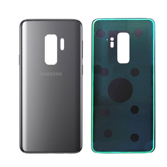 For Samsung Galaxy S9 Plus Rear Back Glass Cover - Silver