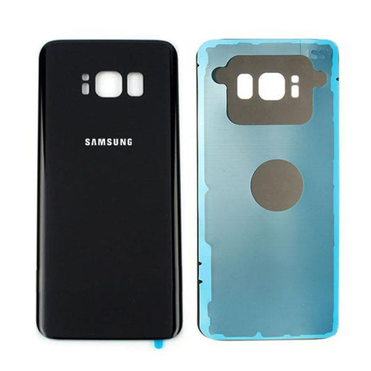 For Samsung Galaxy S8 Plus Rear Back Glass Cover - Black