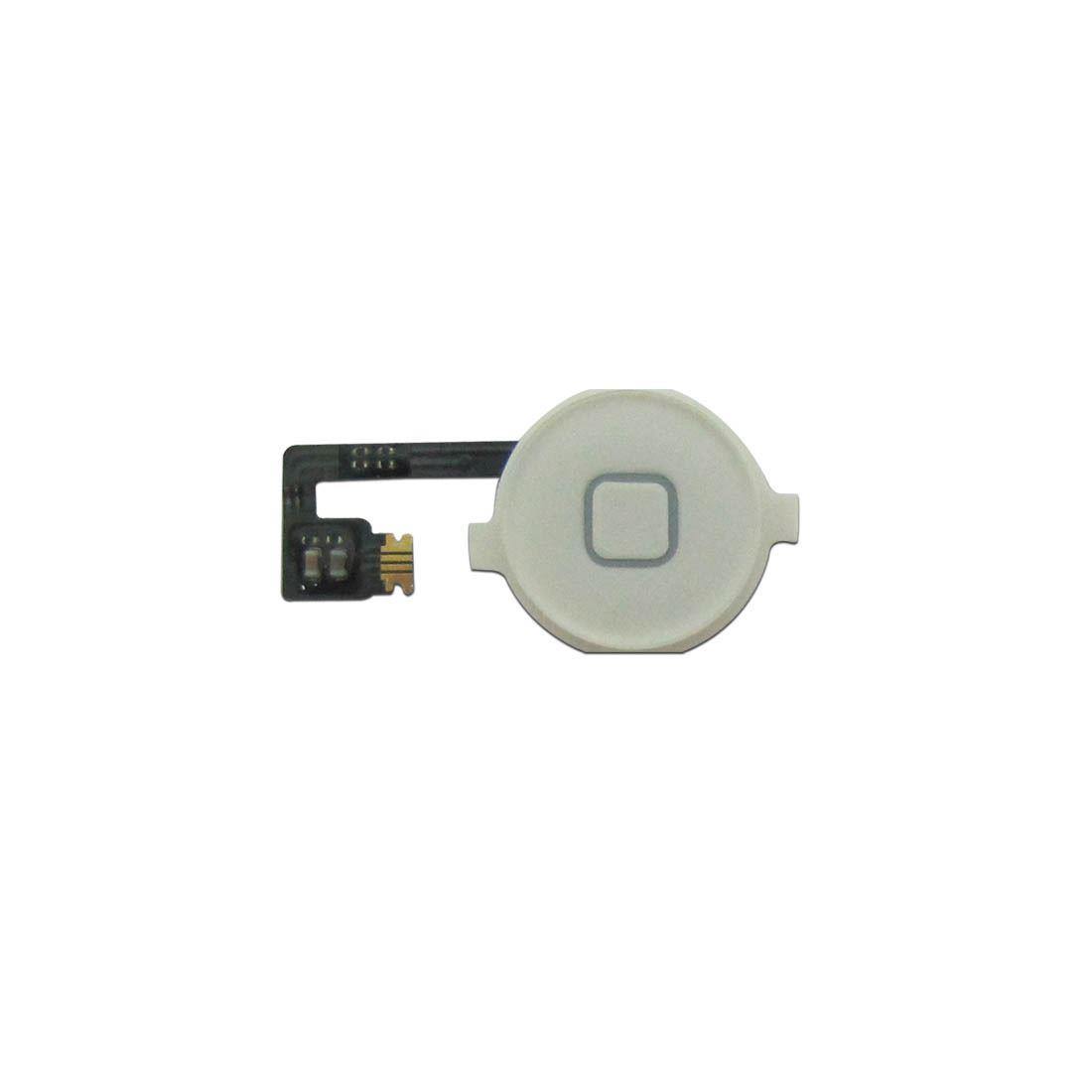For 4 4G Home Button Flex Cable Assembly White