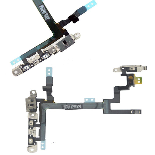 For iPhone 6S Volume Buttons Mute Switch with Brackets Power Flex Cable