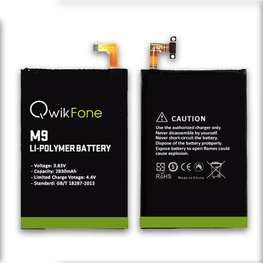 Genuine Qwikfone For HTC M9 Battery Replacement 2830mAh