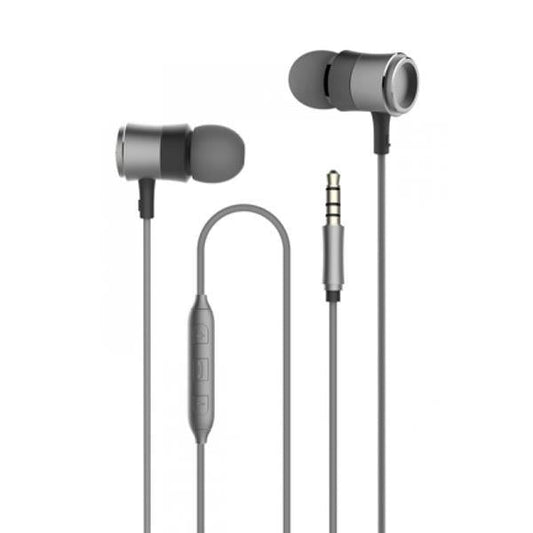 Vidvie HS626 Wired In Ear Earphone Headset With Mic - Grey