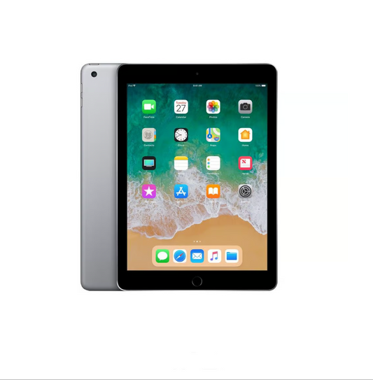 Like New Apple iPad 6th Gen 9.7" (2018) 128GB Black A1954 A1893 - WIFI A+