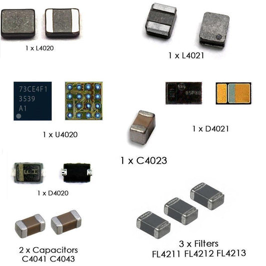For iPhone 6S & 6S Plus Backlight Circuit Repair Kit With IC Coil Diode & Filters