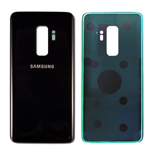 For Samsung Galaxy S9 Plus Rear Back Glass Cover - Black