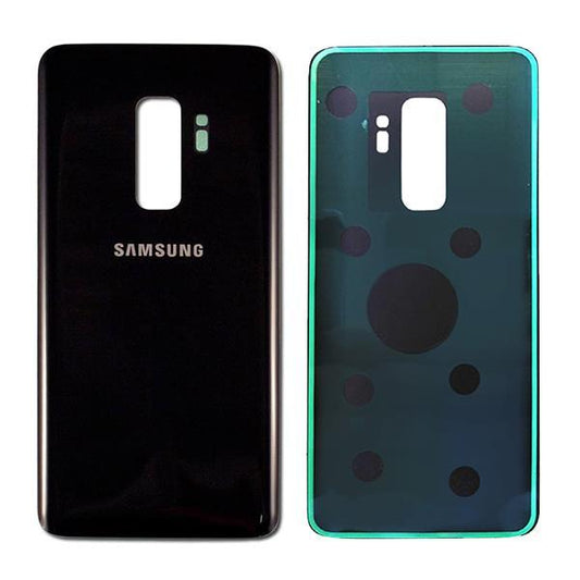 For Samsung Galaxy S9 Plus Rear Back Glass Cover - Black