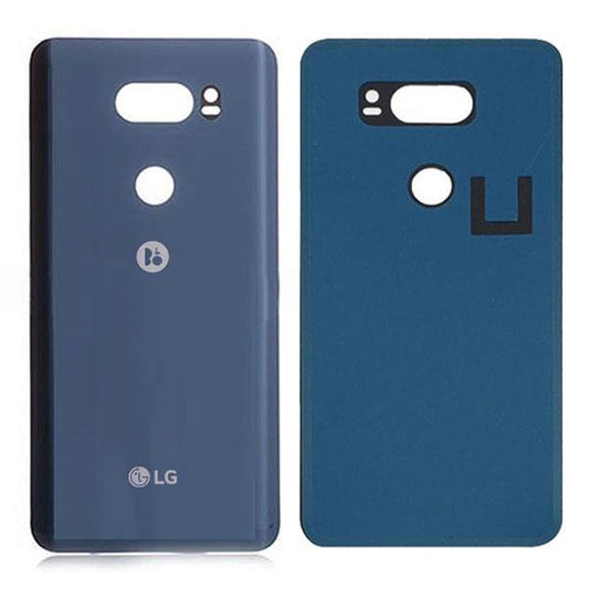 For LG V30 Rear Back Glass Battery Cover - Blue