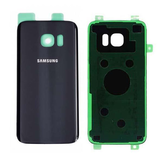 For Samsung Galaxy S7 Rear Back Glass Cover - Black
