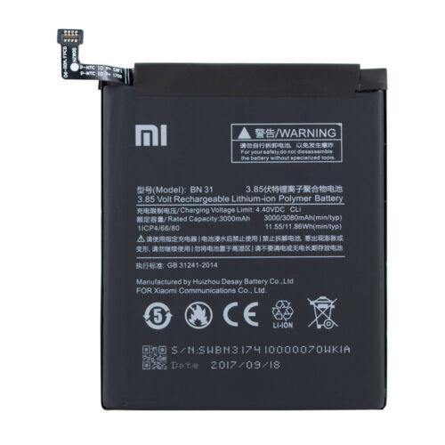 New Replacement Battery BN31 for Xiaomi Mi 5x Redmi Note 5A Pro 100% Capacity UK